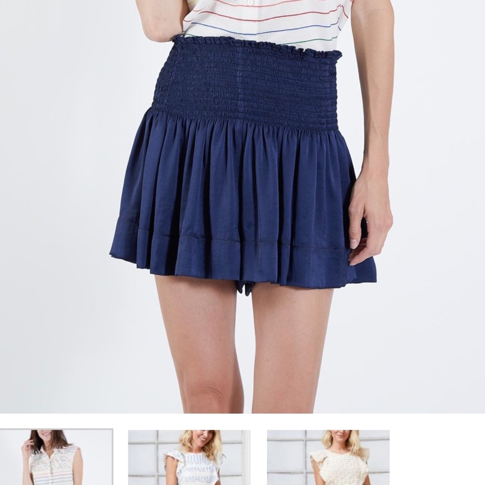 ISO navy KOCH Erica skirt